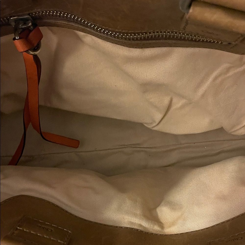 Chloe Tan and Black Shoulder Bag - Picture 4 of 5